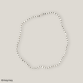 Black Silk Keshi Pearl Necklace