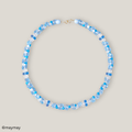 Aqua Flower Necklace