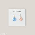 Pink and Blue Earrings