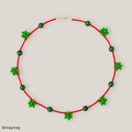Green Daisy Necklace