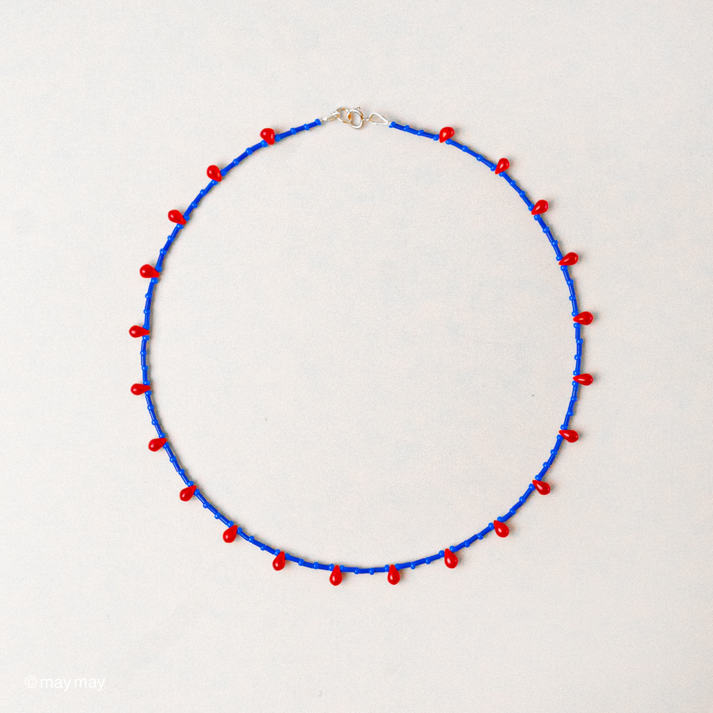 Crimson Drop Necklace