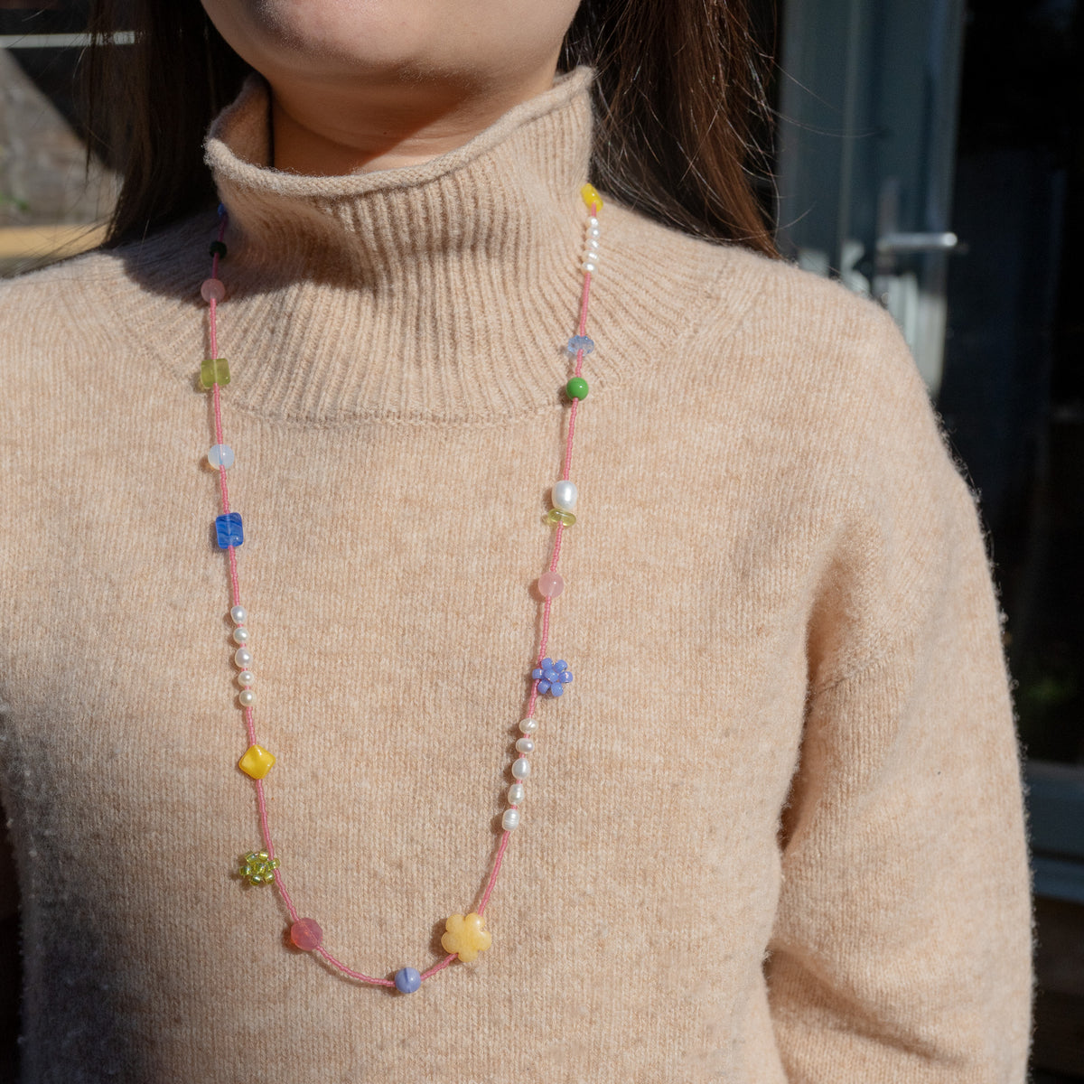 Petunia Long Necklace