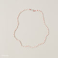 Red Silk Keshi Pearl Necklace