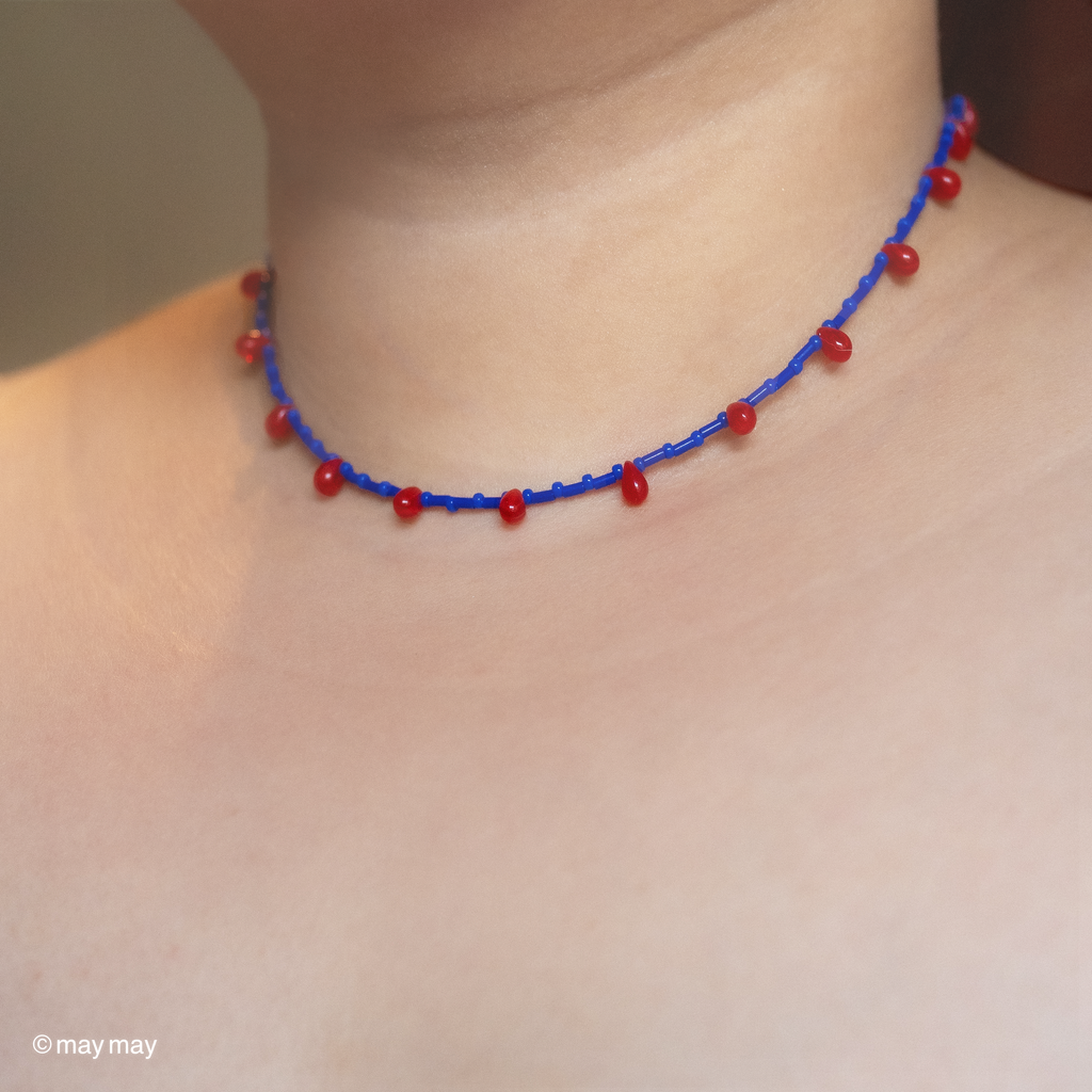 Crimson Drop Necklace