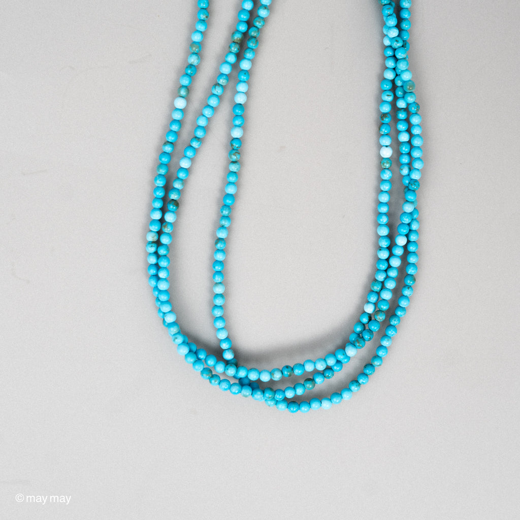 Turquoise Long Strand Necklace/Bracelet