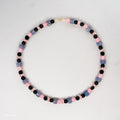 Black & Pink Glass Necklace