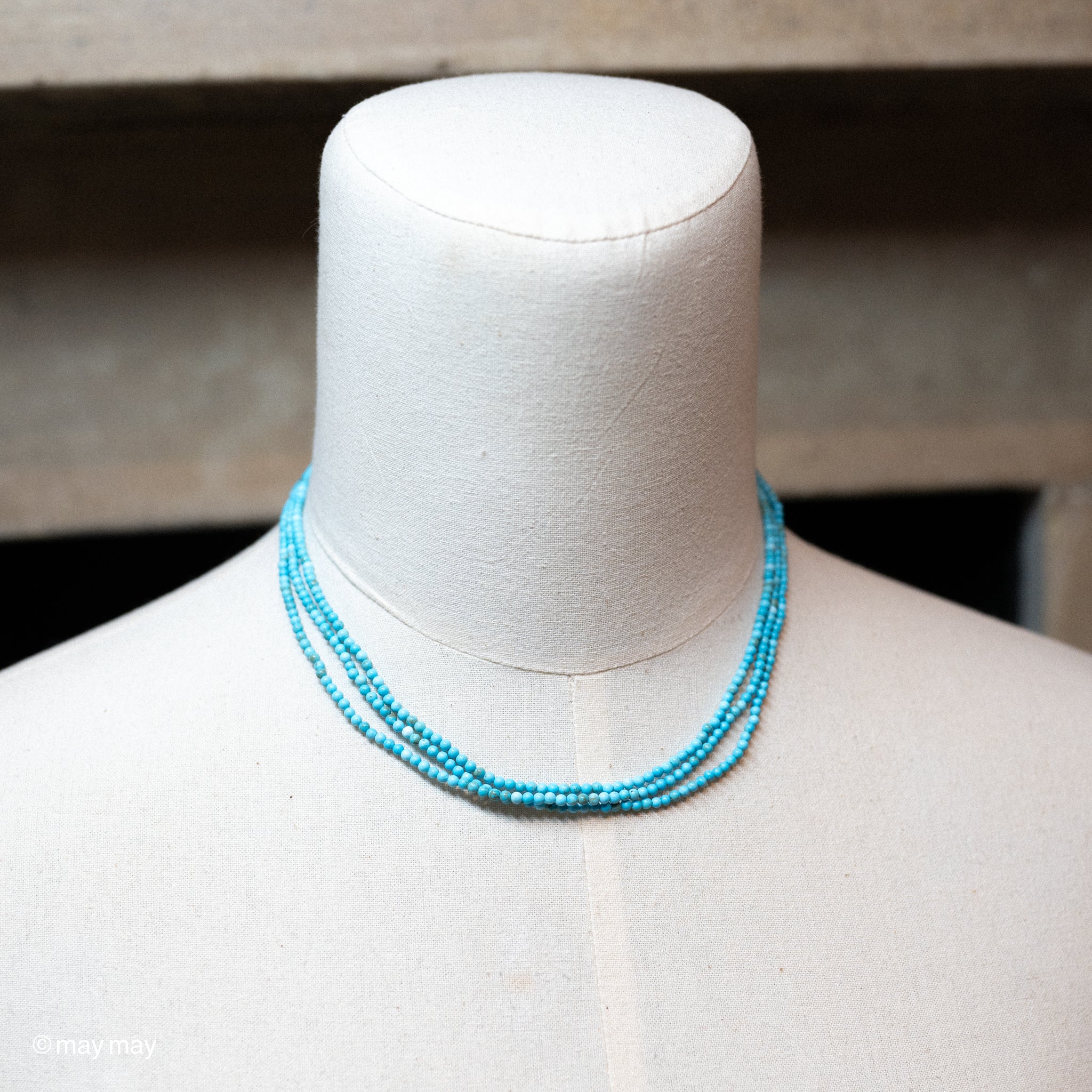 Turquoise Long Strand Necklace/Bracelet