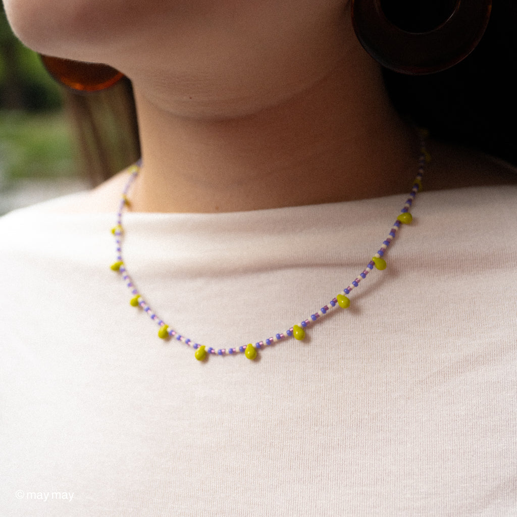 Chartreuse Drop Necklace